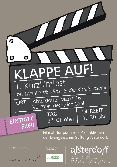 Filmfest-Plakat von Klappe auf